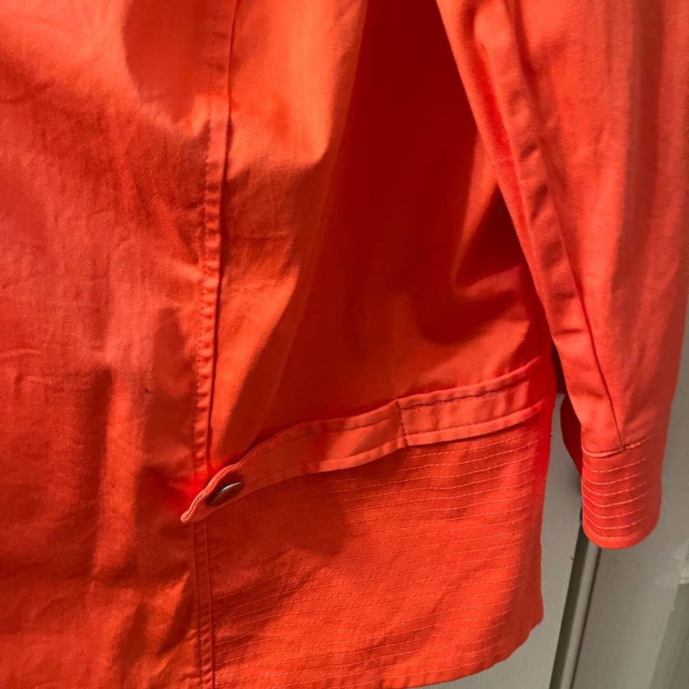 Avenue Women's Vibrant Coral Blazer Sz14-16 - Picture 5 of 8